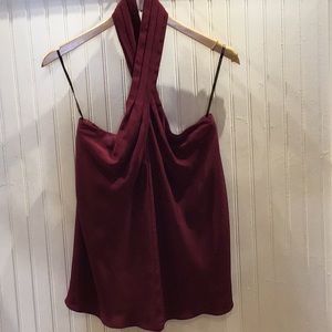 Amanda Uprichard Novara Twist Halter Top